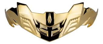 SPOILER/ALERON DORADO PARA CASCO OBSIDIAN